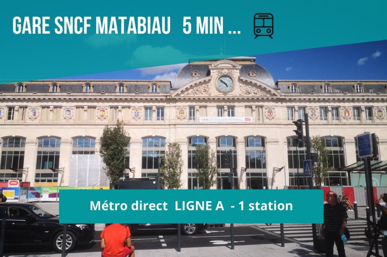 Ferienwohnung Le Jolimont - Toulousecozyflat Centre - Terrasse - Parking - Metro Exterior foto