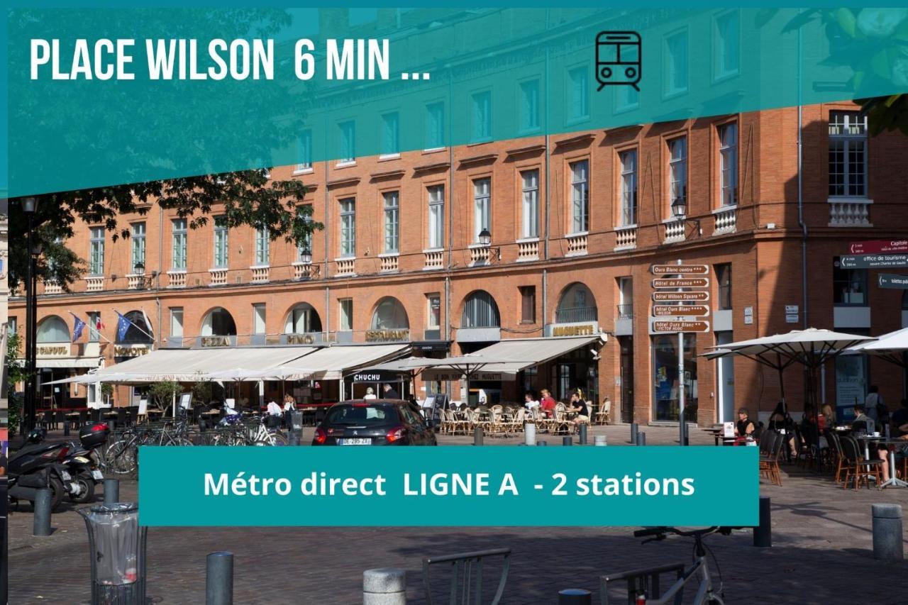 Ferienwohnung Le Jolimont - Toulousecozyflat Centre - Terrasse - Parking - Metro Exterior foto